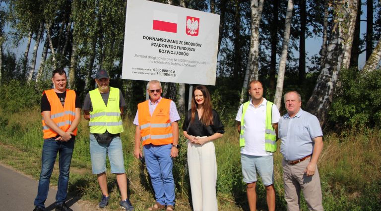 Remont drogi powiatowej Nr 2025 B na docinku 4610 m na terenie wsi Srebrna i Żabikowo – oficjalnie oddana do użytku