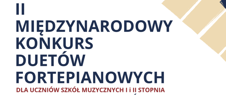 II Międzynarodowy Konkurs Duetów Fortepianowych