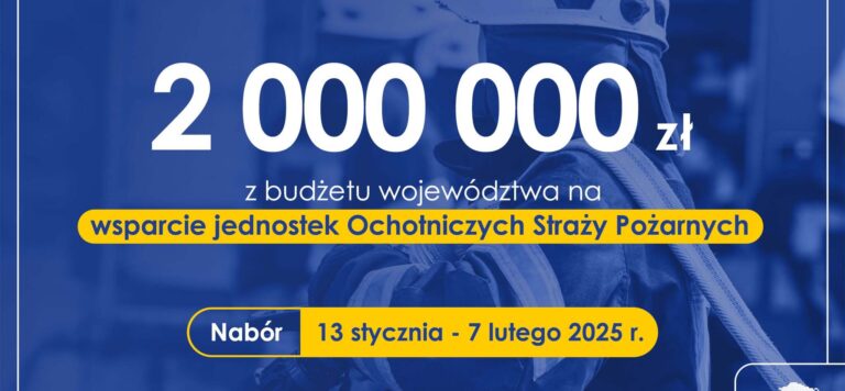 Podlaskie OSP może zdobyć środki! Ruszył nabór wniosków o dofinansowanie