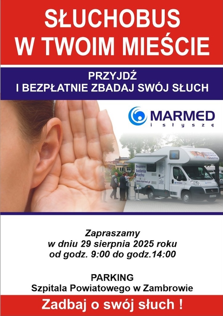 Bezpłatne badania słuchu w Szpitalu Powiatowym w Zambrowie